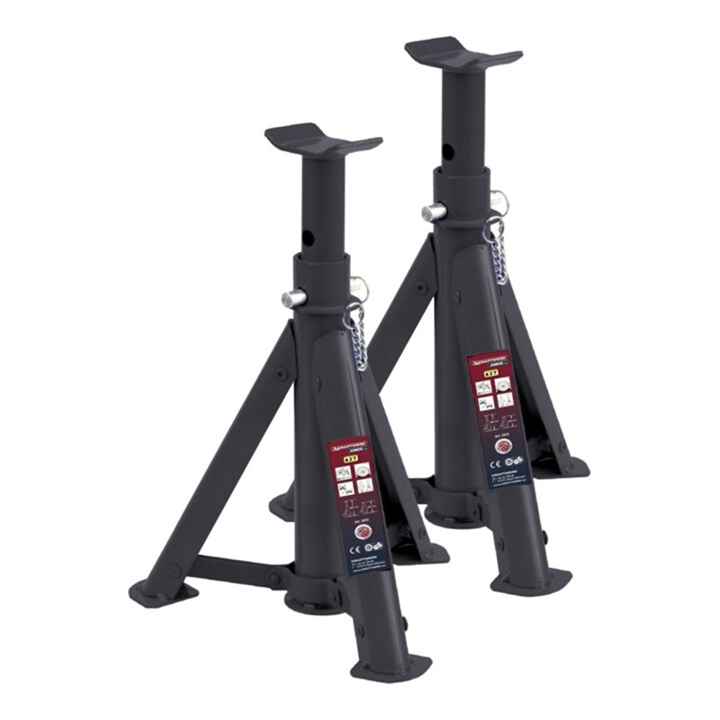 Kraftwerk Paar faltbare Unterstellböcke 2 t