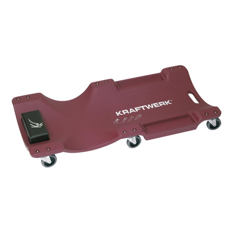 Kraftwerk Kunststoff-Liegepritsche mit 6 Rad