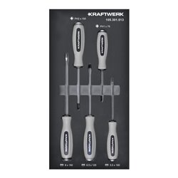 Kraftwerk Schlag Schraubendreher 5-tlg. 20x40 Einlage