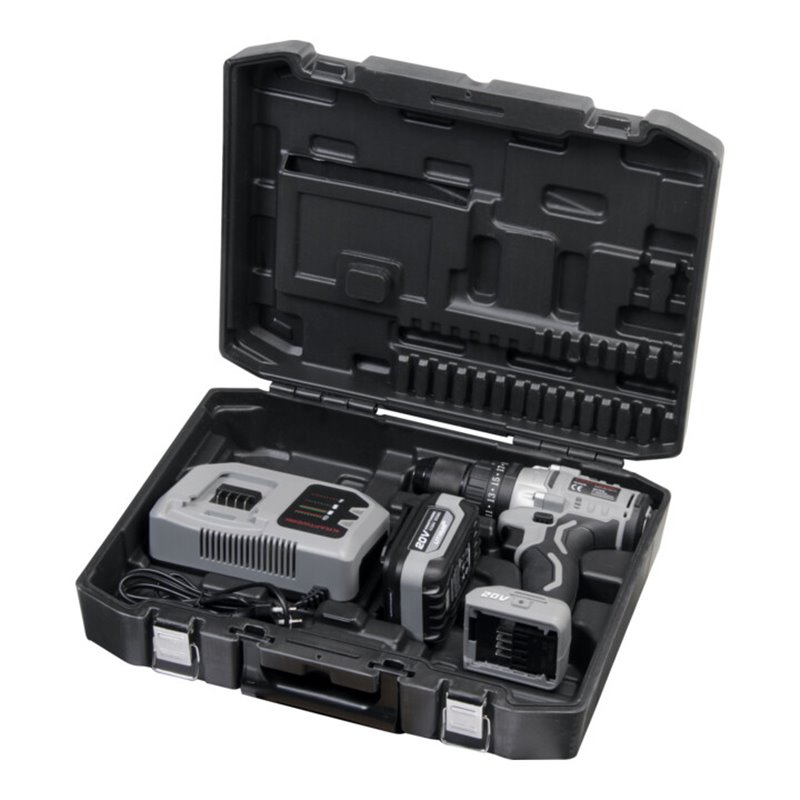 Kraftwerk Akku-Schlagbohrmaschine 20V 4Ah 100Nm inkl. 1 Akkus