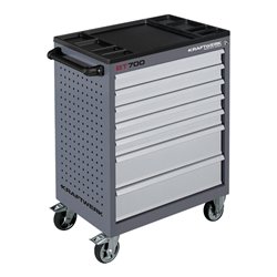 Kraftwerk Werkstattwagen BT700, mit 7 Schubladen bestückt, 301-tlg.