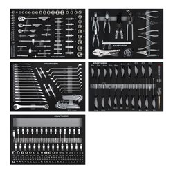 Kraftwerk Werkstattwagen BT700, 7 Schubladen, 274-tlg.