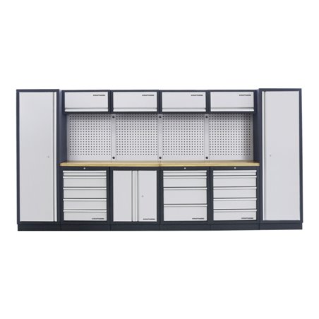 Kraftwerk MOBILIO-EX 6er Komplett-Kombi mit Lochwand, Buche