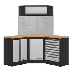 Kraftwerk Mobilio 3er Kombi Eckelement Buche