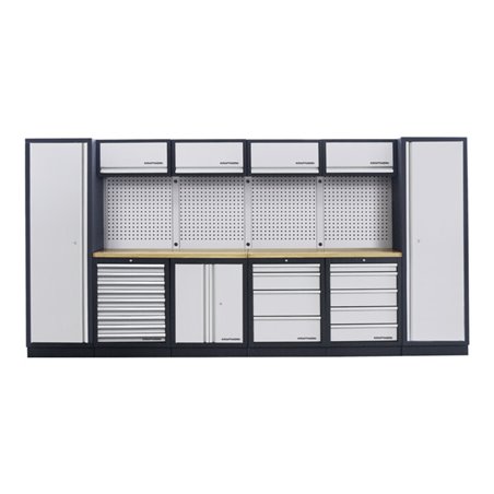 Kraftwerk MOBILIO-EX 6er Komplett-Kombi mit Lochwand, Buche