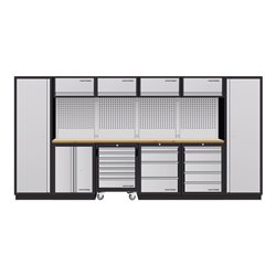 Kraftwerk MOBILIO-EX 6er Komplett-Kombi mit Lochwand, Buche