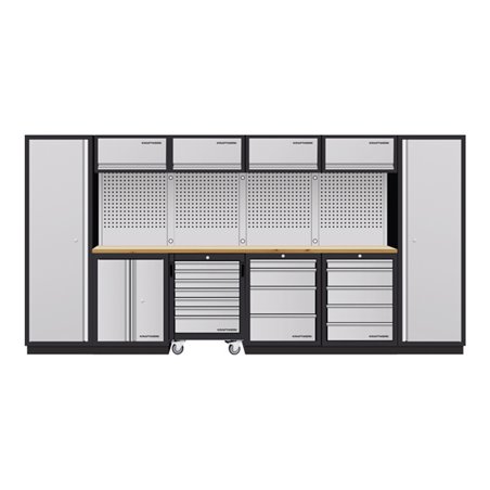 Kraftwerk MOBILIO-EX 6er Komplett-Kombi mit Lochwand, Buche