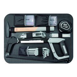 Kraftwerk Werkzeugkoffer B160, 3/8', 162-tlg. ohne Powertool + Metabo