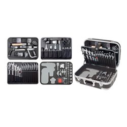 Kraftwerk Werkzeugkoffer B160, 3/8', 162-tlg. ohne Powertool + Metabo