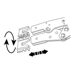 Kraftwerk Schnellwechsel-Ratschen-Hebel-Crimpzange