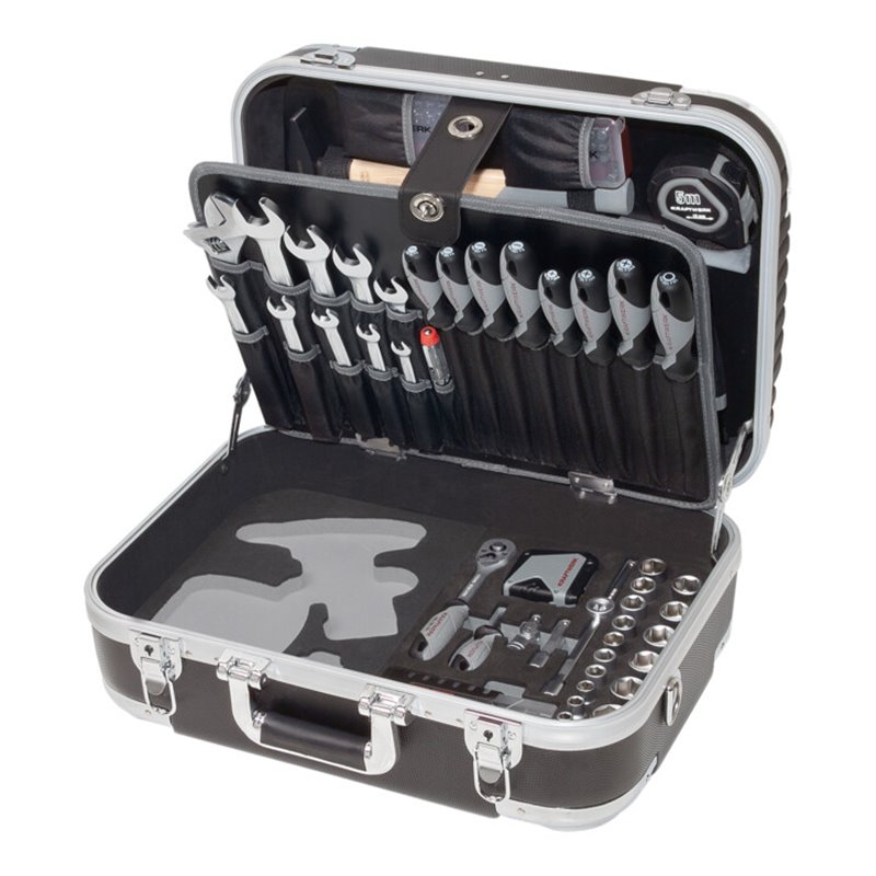 Kraftwerk Werkzeugkoffer B160, 3/8', 162-tlg. ohne Powertool mit Bosch