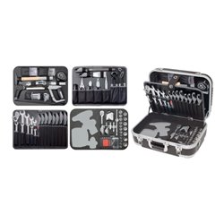 Kraftwerk Werkzeugkoffer B160, 3/8', 162-tlg. ohne Powertool mit Bosch