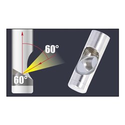 Kraftwerk Vorsatz-Seitsichtspiegel 60°-120°