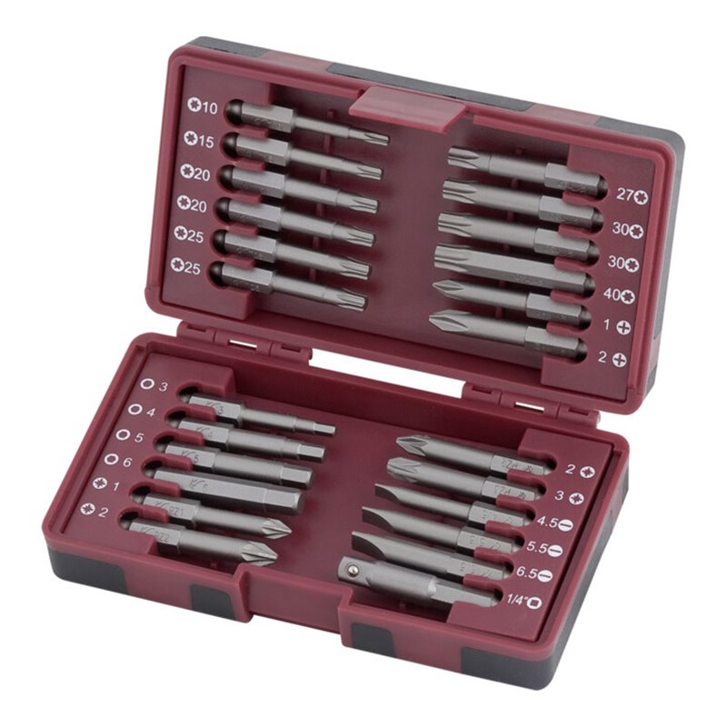 Kraftwerk 1/4' Lang-Bit-Box 50 mm, ergokraft, 24-tlg.