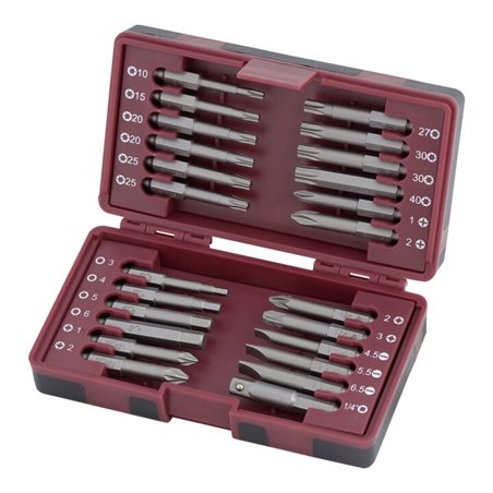 Kraftwerk 1/4' Lang-Bit-Box 50 mm, ergokraft, 24-tlg.
