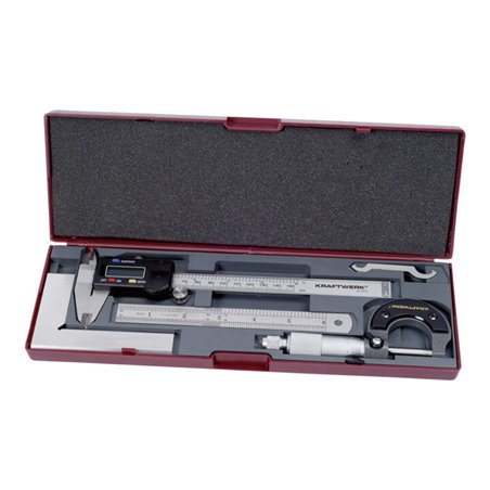 Kraftwerk Präzisions-Messwerkzeug-Satz, 4-tlg.