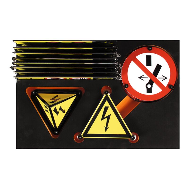 Kraftwerk Satz Sicherheits – und Warnschilder High-Voltage