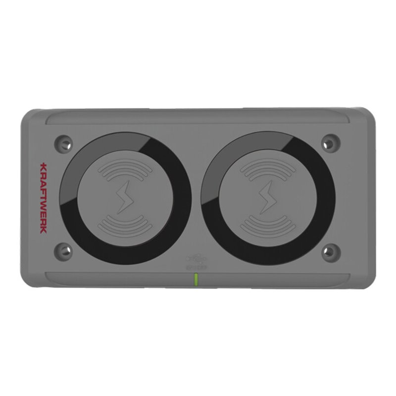 Kraftwerk Ladegerät Wireless und USB Typ-C Anschluss für 2 Lampen