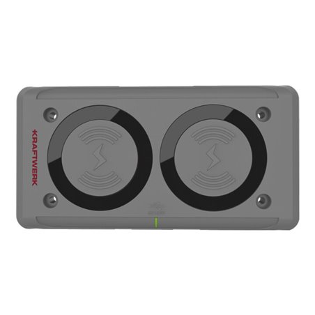 Kraftwerk Ladegerät Wireless und USB Typ-C Anschluss für 2 Lampen