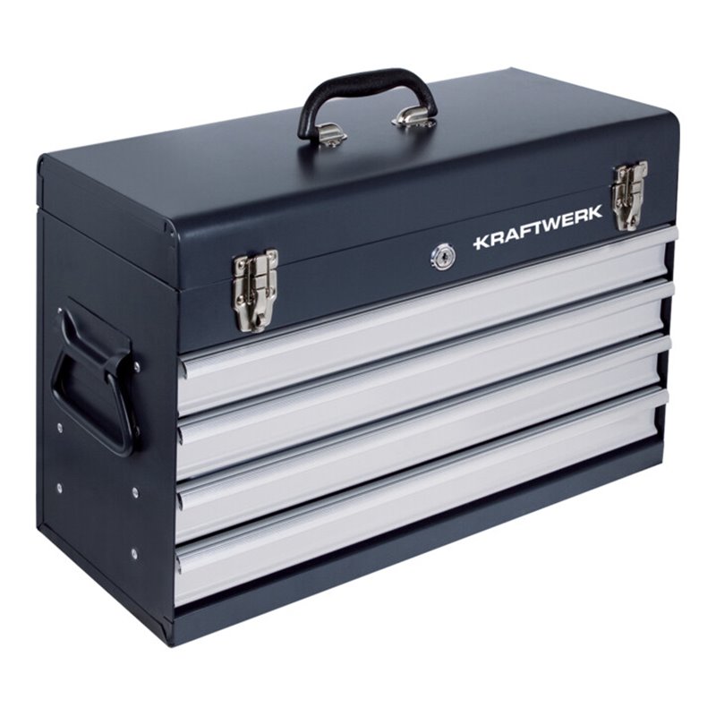 Kraftwerk Werkzeugkoffer mit 4 Schubladen leer, für 206.100.000