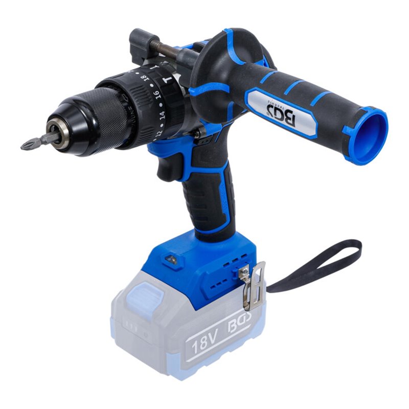 BGS Akku-Schlagbohrschrauber, bürstenlos, 80 Nm, 18 V, ohne Akku