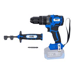 BGS Akku-Schlagbohrschrauber, bürstenlos, 80 Nm, 18 V, ohne Akku