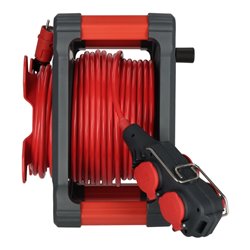 Brennenstuhl Professional Baustellen-Kabeltrommel mit Powerblock KC 3210 5 IP44, 33+5m H07BQ-F3G2,5