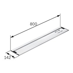 Fein Führungsschiene 800 mm für Handkreissägen, L 800 mm