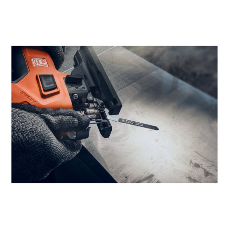 Fein Akku-Stichsäge für Metall und Holz 26 mm Hub F-IRON Jig 26 AS Set 2 x 4 Ah