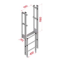 Hymer Ausstieg schmal mit Tritt