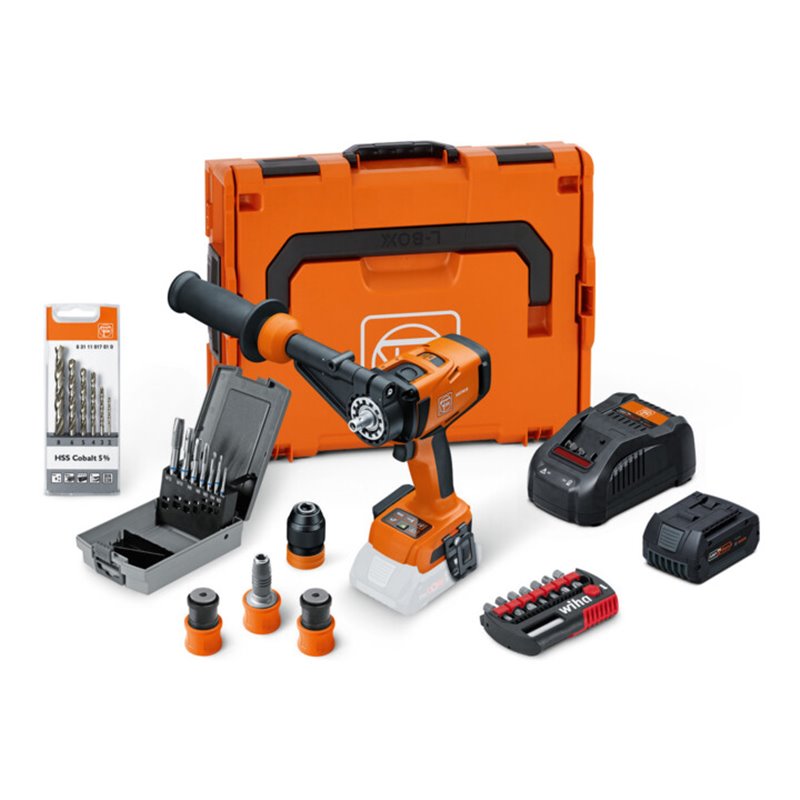 Fein 4-Gang Akku-Bohrschrauber im Anwender-Set ASCM 18-4 QM AS Metal Advanced To