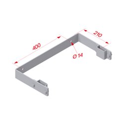 Hymer Wandhalter U-Form 210 mm