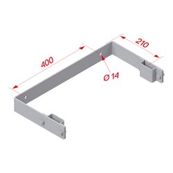 Hymer Wandhalter U-Form 210 mm