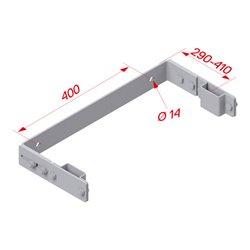 Hymer Wandhalter U-Form verstellbar