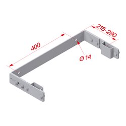 Hymer Wandhalter U-Form verstellbar