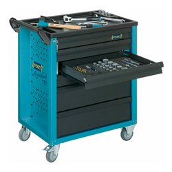 HAZET Werkstattwagen Assistent 176N-7, einzeln 176N-7, L x B x H: 780 mm x 500 mm x 1018 mm, Schubladen, flach: 5× 81 x 522 x 34