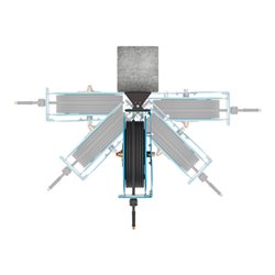 HAZET Schlauchaufroller, offen 9040OS-10, 20 m