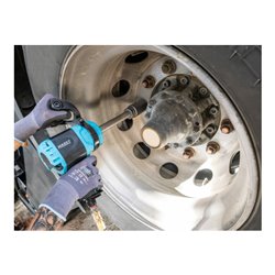 HAZET Twin Turbo Faust Schlagschrauber 9012PTT, Lösemoment maximal [Nm]: 550 Nm, 1/2 Zoll (12,5 mm) Vierkant, L x B x H: 85 mm x