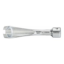 HAZET Abgassonden Einsatz 4680-6, 1/2 Zoll (12,5 mm) Doppel-Vierkant, Außen Sechskant Profil, SW 24 mm