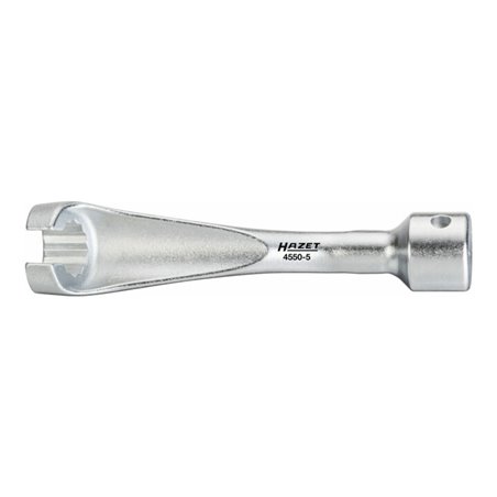 HAZET Abgassonden Einsatz 4680-6, 1/2 Zoll (12,5 mm) Doppel-Vierkant, Außen Sechskant Profil, SW 24 mm