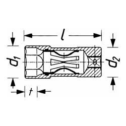 HAZET Einspritzleitungsschlüssel Satz 4550-1718/2, 2-teilig, 17, 18