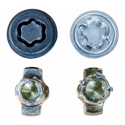 VIGOR Universal Felgenschloss-Demontage Satz, V7001, 13-teilig