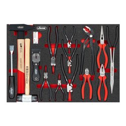 VIGOR Zangen, Hammer Satz, V5636N, 16-teilig