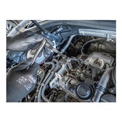 VIGOR Zündkerzen Steckschlüssel Satz, V7002/4, 3/8 Zoll (10 mm) Vierkant, Außen Doppelsechskant Profil, 4-teilig, 14, 16, 18, 20