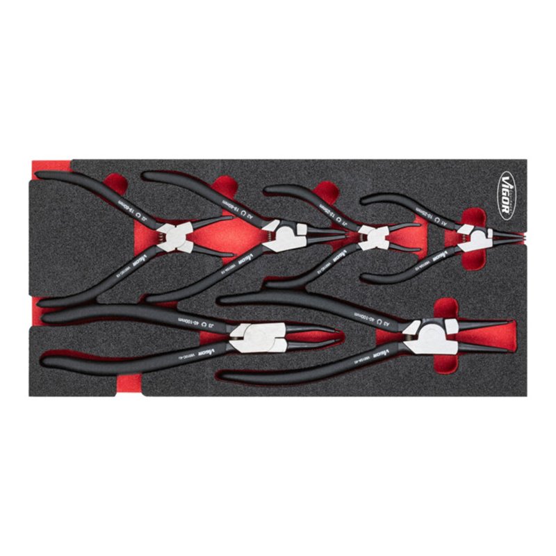 VIGOR Zangen Satz, V4999N, 6-teilig