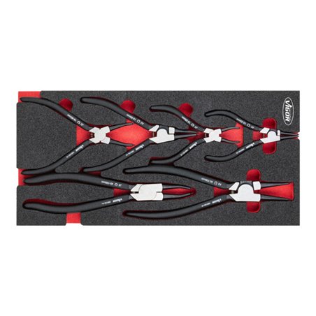 VIGOR Zangen Satz, V4999N, 6-teilig