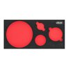 VIGOR Weichschaumeinlage, leer, V7263-L, L x B x H: 393x 282x 35 mm