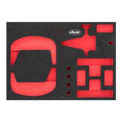 VIGOR Weichschaumeinlage, leer, V7261-L, L x B x H: 393x 282x 35 mm