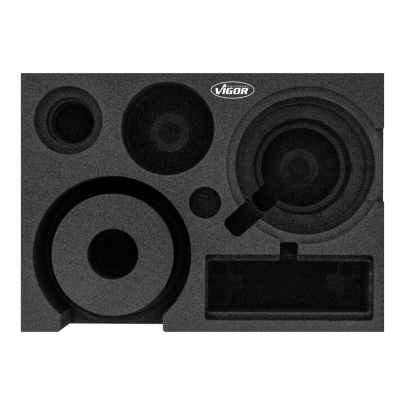 VIGOR Weichschaumeinlage, leer, V7273-L, L x B x H: 393x 282x 35 mm