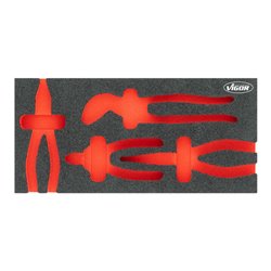 VIGOR Weichschaumeinlage, leer, V5633N-L, L x B x H: 393x 188x 35 mm